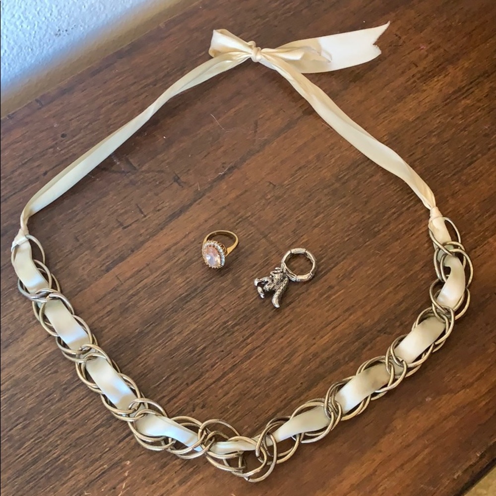 Necklace and ring combo